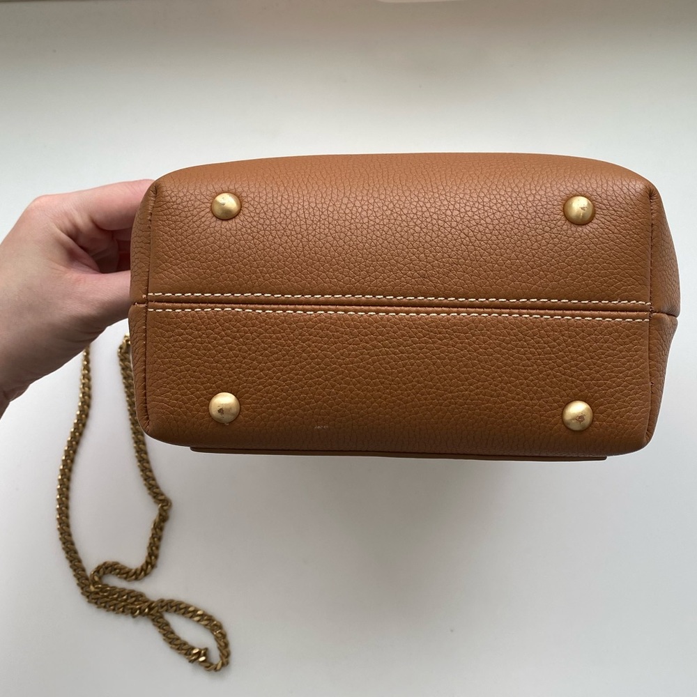 (SOLD) Polene Number One Mini - Camel Crossbody Bag - Picture 2 of 5